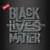 Bling Black Lives Matter Iron on Rhinestone Transfer for T Shirts Wholesale